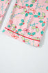 Multicolour Floral Christmas Pajamas Set